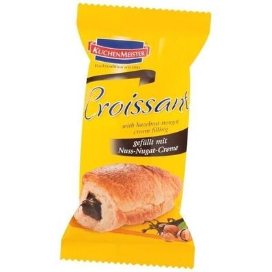 Kuchenmeister Nuss-Nougat Croissant 18x48 g Packung