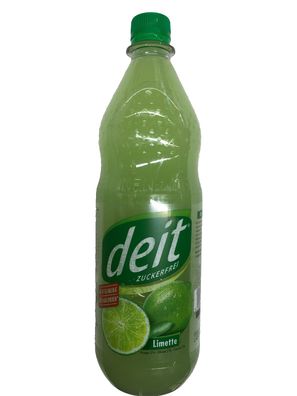 Deit Limette PET Flasche - Mehrweg - ohne Kasten 12x 1,00 L.