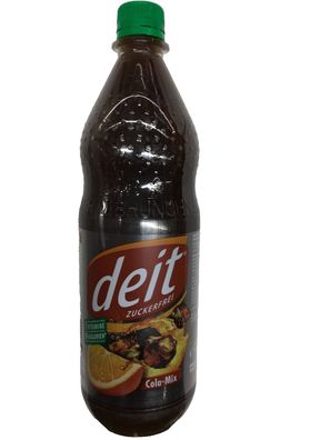 Deit Cola-Mix PET Flasche - Mehrweg - ohne Kasten 6x 1,00 L.