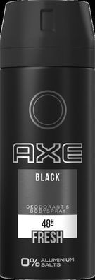 AXE Black Deodorant & Bodyspray ohne Aluminiumsalze -150 ml (Gr. Standardgröße)