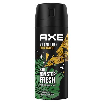 AXE Wild Green Mojito&Cedarwood Deodorant&Bodyspray ohne Aluminiumsalze -150ml