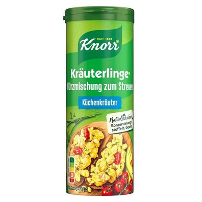 Knorr Kräuterlinge Würzmischung zum Streuen Küchenkräuter 60g Dose