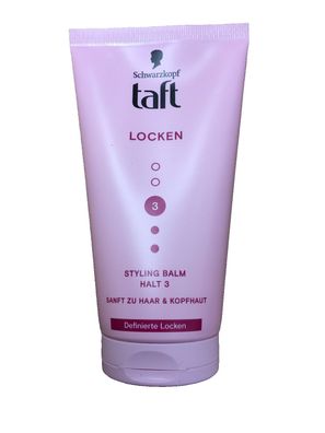 Taft Locken Styling Balm Haltegrad 3 (150 Ml), Haar Balsam Für Definierte Locken