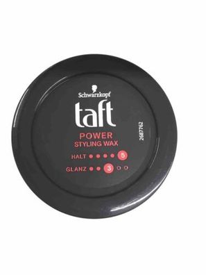 Schwarzkopf Taft Power Styling Wax Struktur Power Halt 5 Glanz 3 Wachs 75m Dose