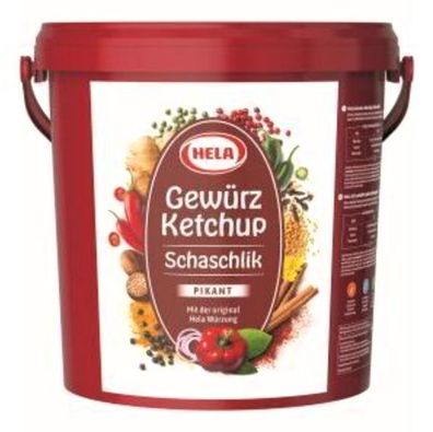 Hela Schaschlik Gewürz Ketchup original mit pikant Geschmack 10kg