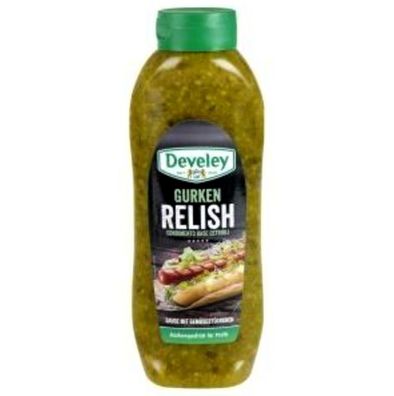 Develey Gurken Relish 875 ml Flasche