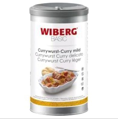 WIBERG Currywurst Curry mild 580g