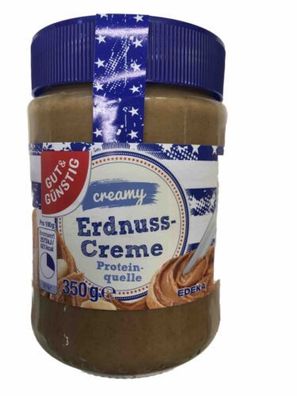 Erdnuss Creme Creamy Protein Quelle Edeka Gut Und Günstig 350g