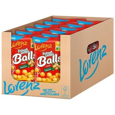 Lorenz ErdnußLocken Balls 12x130 g Beutel