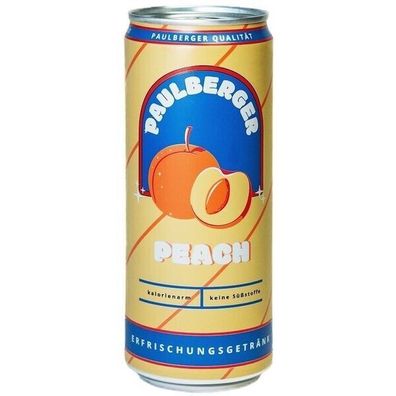 Paulberger Peach 0.33 L Dose Einweg-Pfand