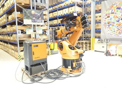 KUKA KR420 - R3080 Roboter + KR C4 Steuerung + Panel neuwertig !!