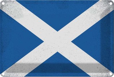 vianmo Blechschild Wandschild 20x30 cm Schottland Fahne Flagge