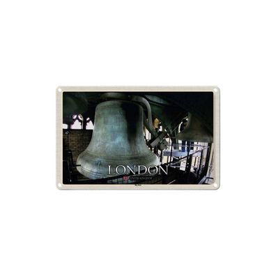 Blechschild 18x12 cm - London Uk England Big Ben