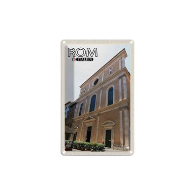 Blechschild 18x12 cm - Rom Italien Santa Maria Dell Anima