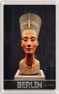 Blechschild 20x30 cm - Berlin Deutschland Museum Pharao