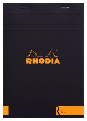 Rhodia Block liniert DIN A5 70 Blätter elfenbeinfarbenes Clairefontaine Papier