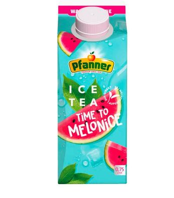 ICE TEA Wassermelone von Pfanner aus Österreich je 0,75 L, 3 Varianten/ Stückzahlen