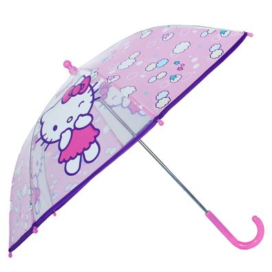 Unisex Kinder Rainy Days, Hello Kitty Regenschirm, 61x73x73cm