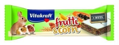 Vitakraft Frutti & Corn Leckerli für Nager, Früchte, 30g
