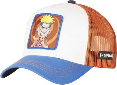 Offizielle Capslab Naruto Shippuden Trucker Cap - Kappe mit Naruto Uzumaki Patch Logo