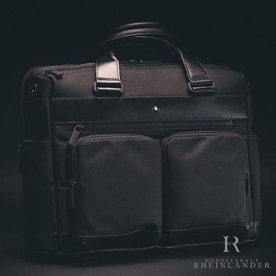 Montblanc Leather Goods Nightflight Document Case Front Pockets Black 118247 OVP