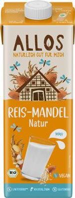 Allos 6x Reis-Mandel Natur Drink 1l