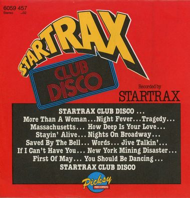 7" Cover Startrax Club Disco