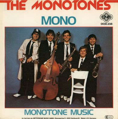 7" Cover The Monotones - Mono