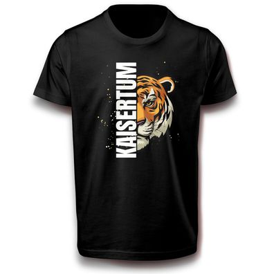 Kaisertum & Tiger T-Shirt 122 - 3XL mit Symbol Wild Baumwolle