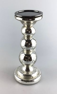 Gilde Kerzenleuchter "Plata"
antik silber
 Höhe 26,5 cm Ø 11,0 cm 42360 B-Ware!