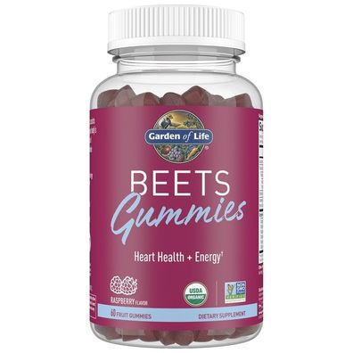 Beets Gummies, Raspberry - 60 gummies