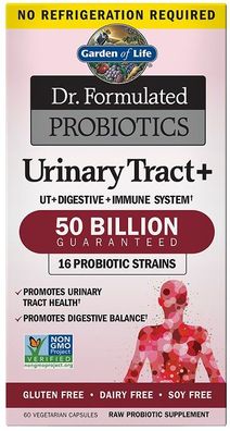 Dr. Formulated Probiotics Urinary Tract+ - 60 vcaps