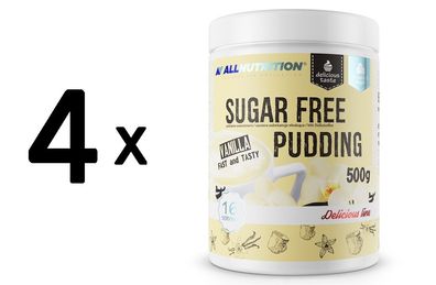 4 x Sugar Free Pudding, Vanilla - 500g
