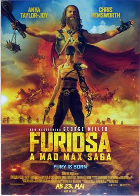 Fuirosa: A Mad Max Saga - Original Kinoplakat A1 - Hauptmotiv - Filmposter