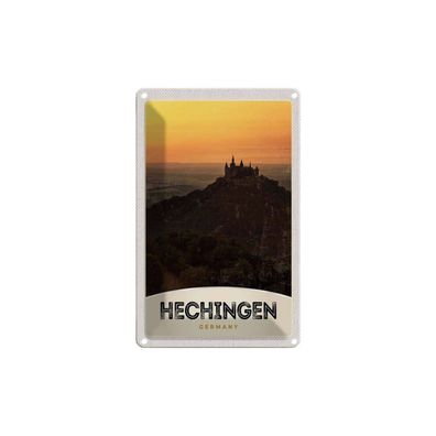 Blechschild 18x12 cm - Hechingen Burg Hohenzoller