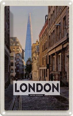 Blechschild 20x30 cm - London Uk Innenstadt Reiseziel Trip