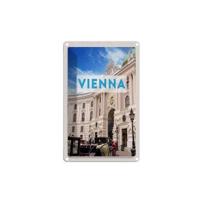 Blechschild 18x12 cm - Wien Österreich Architektur Reise