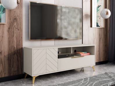 TV-Lowboard Xylix 1D1SZ TV Schrank Tisch Modern Design Wohnzimmer Kollektion M24