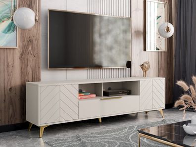 TV-Lowboard Xylix 2D1SZ TV Schrank Tisch Modern Design Wohnzimmer Kollektion M24