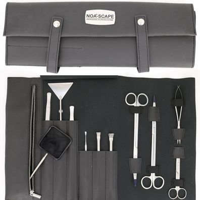 Aquascaping Tools Set Rollbag - Werkzeug für Aquarium Pflege in bester Qualität