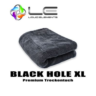 Liquid Elements Black Hole XL Premium Trockentuch Randlos 80x50 cm 1300 GSM T01