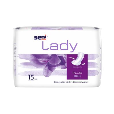 Seni Lady Plus Inkontinenzeinlagen | Packung (15 Stück)