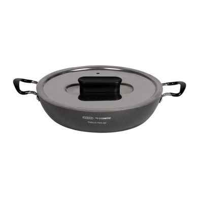 Cadac Paella Pfanne 30 mit Deckel Grillpfanne ø 28 cm für Safari Chef, 2-Cook oder G