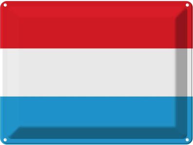 vianmo Blechschild Wandschild 30x40 cm Luxemburg Fahne Flagge