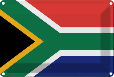 vianmo Blechschild Wandschild 20x30 cm Südafrika Fahne Flagge