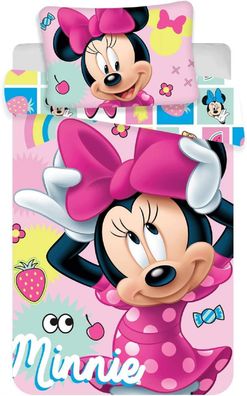 Minnie Mouse Baby Bettwäsche 40 x 60 cm + 100 x 135 cm