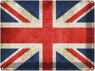 vianmo Blechschild 30x40 cm Vereinigtes Königreich Großbritannien Fahne Flagge