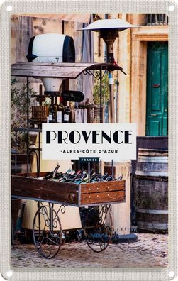 Blechschild 20x30 cm - Provence Alpes Cote D`Azur