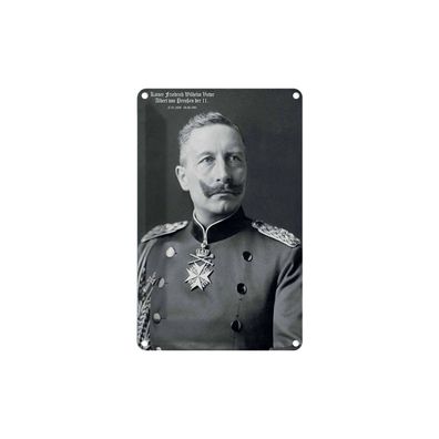 Blechschild 18x12 cm - Portrait Kaiser Friedrich Wilhelm 1859