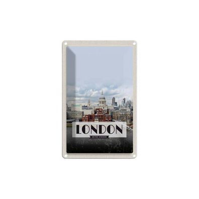 Blechschild 18x12 cm - London United Kingdom Foto Poster